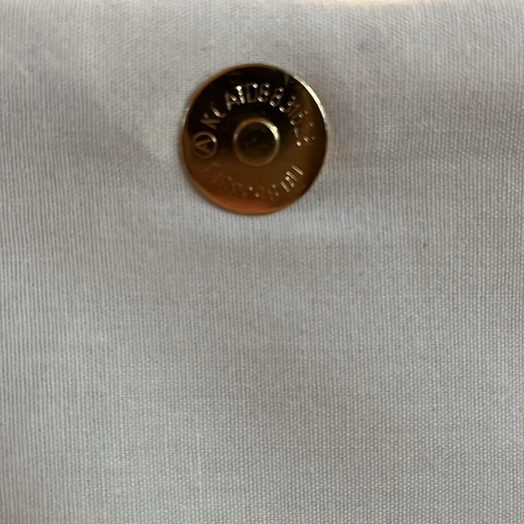 Francesca's Beaded Black & Cream Animal print cross/Shoulder Bag w/gold chain - Picture 14 of 17